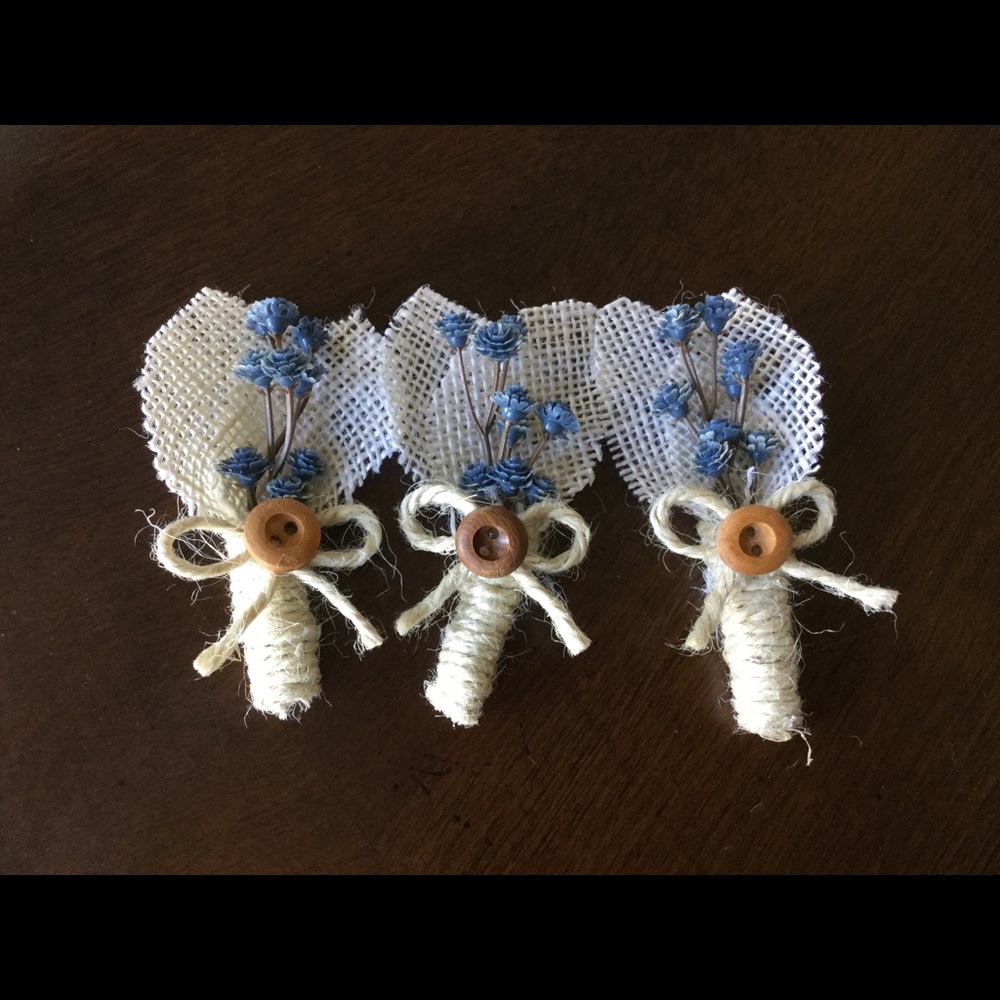Wedding Rustic Boutonnière